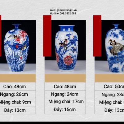 MAI BÌNH CÁC MẪU - VẼ TAY THỦ CÔNG